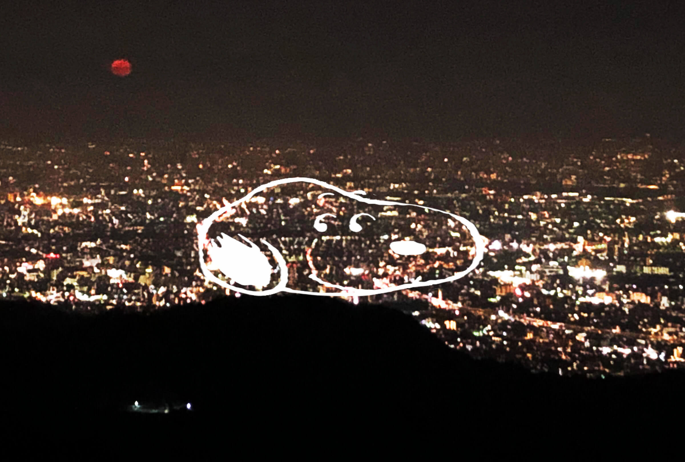 神戸六甲山からスヌーピーの形の夜景が見える でもバカボンのパパでもいける ペロのログ ペログ